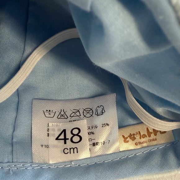 Totoro baby hat in light blue - LIKE NEW - Picture 2 of 4